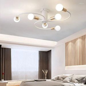 Ceiling Lights LED Bedroom Lamp Creative Restaurant Lighting Nordic Simple Living Room Study Chandelier