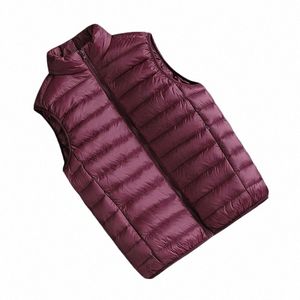 Winter Männer Ente Daunenweste 2022 Mantel Ultralight Sleevel Puffer Weste Jacke ultradünne m leichte Daunenjacke Weste b1Dw #