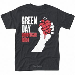 ФУТБОЛКА Green Day 'AMERICAN IDIOT ALBUM COVER' - Nuevo y Oficial мужские хлопчатобумажные футболки летняя брендовая футболка европейского размера sbz3330 t8rG#