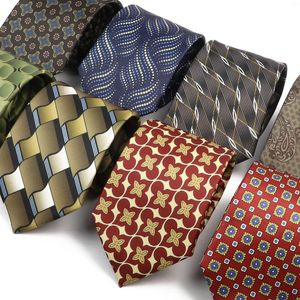 Laços novidade gravata masculina vintage imitação de seda toque macio 8cm gravata para homens casamento festa de negócios casual terno camisa acessórios