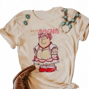 女性Tシャツスイートプエラマジマジカトップガールズストリートウェアアニメ夏tシャツガールY2K Oネックハラジュクカワイイ衣類l5iw＃