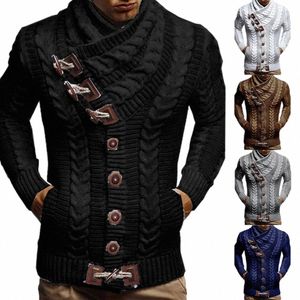 turtleneck Sweater Fall/winter 2023 Slim Fit Knit Jacket Sweater Plus-size Men Clothing n7QN#