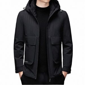 Batmo Men's Casual 90% Białe Kaczki Down Down Jackets grube ciepłe parkas w dół płaszcza odzież LG Overcoat QH2531 E7KH#