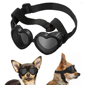 Dog Apparel Pet Glasses Cat Windproof Eye Protective Sunglasses Foldable Love