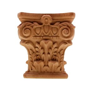 Brushes Diy Vintage European Unpainted Wood Carved Decal Corner Onlay Applique Frame for Home Furniture Cabinet Door Fireplace Decor