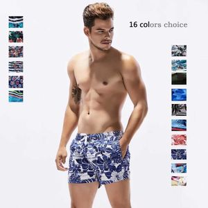 Men's Shorts SEOBEAN mens swimwear casual summer beach shorts board shorts 16 colors J240328