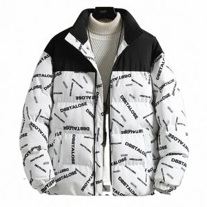 autumn Winter Men's Turtleneck Alphabet Printed Pockets Zipper Lg Sleeve Shirring Cardigan Coats Jackets Office Lady Tops g1Kx#