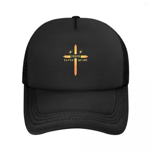 Ball Caps Fashion Christian Jesus Saved My Life Baseball Cap For Men Women Adjustable Trucker Hat Performance