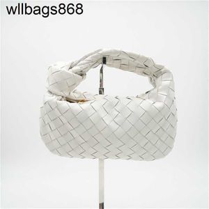 Topp Jodie Bottegvenetas Bag Luxury Baodie Home Woven Mini White Cowhide Handheld Womens Tote Handbags