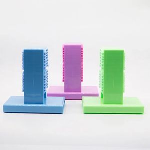 2024 bandeja de dente dental suporte rack colocar a prateleira 14 andares 4 cores plástico ferramentas dentárias tomando uma impressão oral palete rack