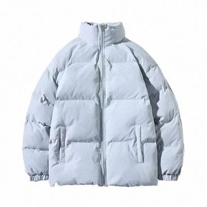 2023 New Winter Jacket Men Parkas는 따뜻한 코트 남성 스탠드 칼라 단색 파카 여성 Fi New Streetwear 5XL W3EO#