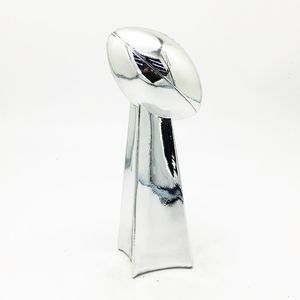 뜨거운 판매 24cm/33cm American Super Bowl 축구 트로피 미식 축구 트로피 챔피언 팀 트로피 및 어워드 Vince Lombard Trophy