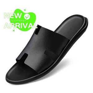 Oran Sandals Летние кожаные тапочки на открытом воздухе