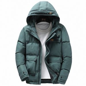 inverno 2021 Parka casual giacca a vento maschile spessa giacca da uomo Fi soprabito classico antivento manica Lg Busin MOOWNUC 43KE #