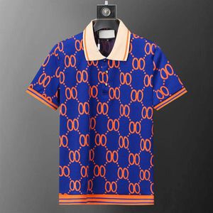 남자 패션 폴로 셔츠 럭셔리 이탈리아 남자 티셔츠 짧은 슬리브 패션 캐주얼 남자 여름 티셔츠 다양한 색상 사용 가능