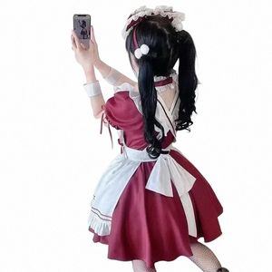 2024 Anime cosplaycos lolita pokojówka lolita spódnica pokojówka strój pokojowy pure pożądanie student codziennie s4p9#