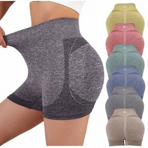 2023 Lady Yoga Shorts High Waist Workout Shorts Fitn Yoga Lift Butt Fitn Women Yoga Gym Running Short Pants Sportswear a79O#