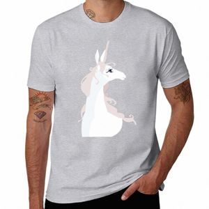 Camiseta the Last Unicorn tops roupas de anime simples camiseta masculina Y7Jv #