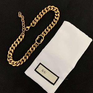 Women Designer Choker Armband örhängen Enkel hänge halsband koppar märke sätter grossist