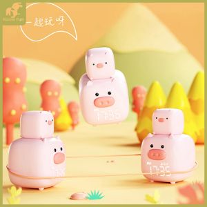 Clocks Creative Cute Pink Pig Digital LED Alarm Clock For Kids Kawaii Night Light Voice Control Table Desk Clock Decoration Home Decor