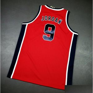 College Basketball indossa Rare Jersey Uomo Gioventù Donna Vintage Retro 9 Michael 1984 Usa High School Taglia S-5XL Personalizzato Qualsiasi nome o numero Otfwu