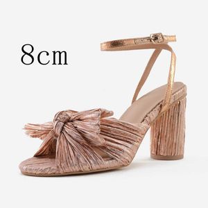 Sandaler Nya 2023 Summer Woman Super High Heel med Butterfly-Knot Sweet Lady Office Shoes Plus Size 35-46 H2403282F7H