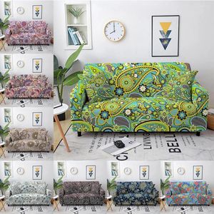 Chair Covers Elastic Sofa Cover For Living Room Floral Pattern Corner Sectional Slipcover Stretch All-inclusive Couch 1-4 Seater