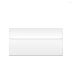 ギフトラップ100 PCSエンベロープ招待状の封筒プレーンホワイトミニブックレットビジネスコマーシャル