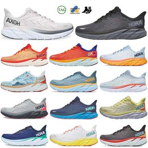 Hokka Cliftoon 9 8 Running Shoes Boondi 8 Kvinnor Mens Low Top Mesh Trainers Triple White Black Free People Ooon Cloud Cyclamen Sweet Lilac Sports Sneakers Storlek 36-48