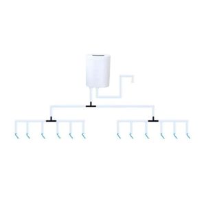 Kits varejo automático flor máquina de rega bomba controlador flores plantas casa 12head sprinkler dispositivo irrigação por gotejamento bomba temporizador