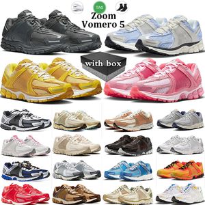 OG Zoom Vomero 5メンズランニングシューズ広大な灰色のアントララサイトイエローオーカーメンズ女性コブレストンフラットピューターパンダブラックアウトドアウォーキングトレーナースニーカー