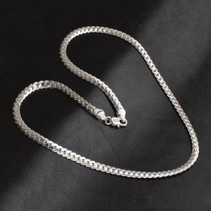 Pendant Necklaces Summer 925 Sterling Silver Fashion Men's Fine Jewelry 5mm 20 Feet 50 Cm Crystal From Swarovskis Necklace248p
