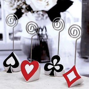 Party Decoration 12pcs (3Sets) Poker Place Card Holder Favors Theme Event Gifts Anniversary Table Supplies