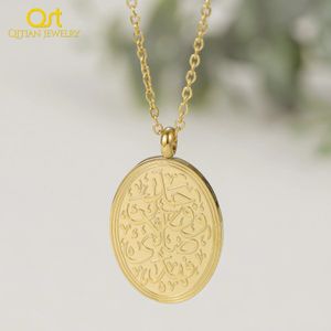 Qitisk vägledning halsband arabisk kalligrafi muslim