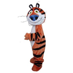 Kostiumy maskotki kostiumy Pianka Śliczna kreskówka Tiger Pluszowa świąteczna sukienka Fancy Halloween Mascot Costume LAL