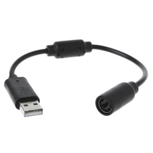 Ersatz Dongle USB Controller Breakaway -Kabelkabel -Cabel -Controller -Adapter für Xbox 360 PC Kabelgebundener Controller Großhändler Preis