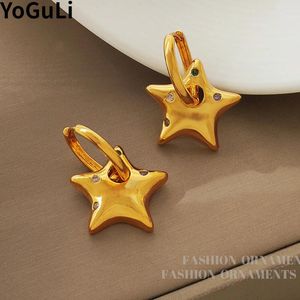 Dangle Earrings Modern Jewelry Sweet Korean Temperament Star For Girl Women Party Gifts Simply Design Ear Accessories