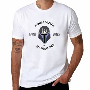 House Vizsla Death Watch Logo T-shirt zwykłe Czarne Dostosowane Szybkie suszenie męskie koszule H6MU#