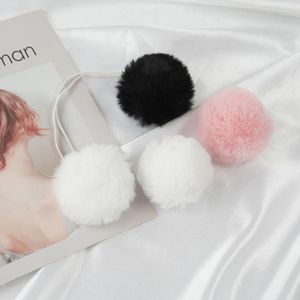 Party Decoration 4 Plush Tail Ball Real Fur Cosplay Props Masquerade Halloween Christmas Costume Accessorie