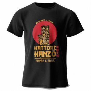 hattori Hanzo Printed 100% Cott Classic Harajuku T-Shirt For Men Women Sportswear Tops Tees Q6ZN#