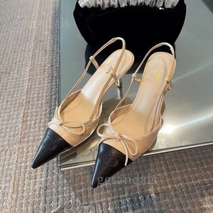 Luxury Designer Dress Shoes Summer Beach Sexy Party High Heels Flip Flops Sandaler Kvinnor Girls Outdoor Party Wedding Shoe