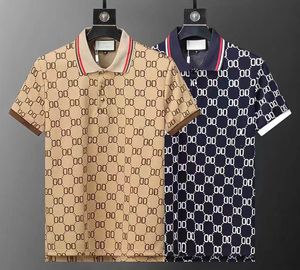 폴로 셔츠 남성 폴로 디자이너 셔츠 이탈리아 고급 편지 자수 폴로 티셔츠 여름 레저 남성 여러 스타일을 가진 짧은 슬리브 티셔츠 사용 가능한 크기 m-3xl