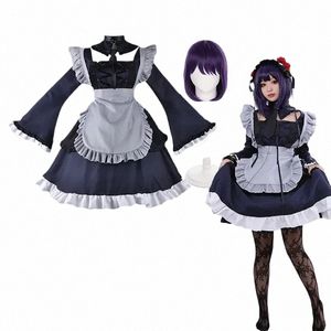 anime My Dr Up Darling Marin Kitagawa Cosplay Costume Kuroe Shizuku Maid Dr Wig Lolita Outfits Halen Costume for Woman t8jN#