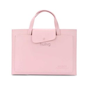 Laptop-Hüllen Rucksack-Tasche für MacBook Air 13 Hülle 14 15,6 Zoll Huawei Asus Notebook PVC-Material Frauen Schulter Handtasche Aktentasche 24328