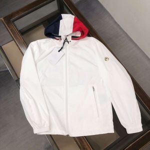 the Correct Version of Men's High-end Drawstring Hooded Clothes, Sports and Age Reducing Casual Jackets, Windbreaker Jackets