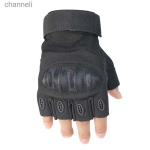 Tactical Gloves Touch Screen / Full Finger Hard Knuckle Shooting Paintball Multicam YQ240328