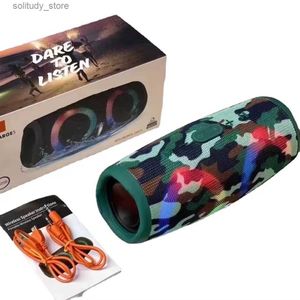 Altoparlanti portatili Carica 5 Altoparlanti Bluetooth con luce RGB Carica5 Mini altoparlanti subwoofer impermeabili esterni wireless portatili Supporto TF Scatola di schede USB Q240328