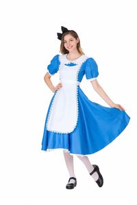 COS JAPOLESE Anime Maid Costume Costume Halen Adult Alice in Wderland J8dr#