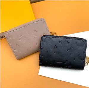 10A High Quality Single Zipper M81599 Lou Coussin Wallets Designer women Genuine Leather wallets lady ladies classical purse checkered card With Box dustbag Zippy