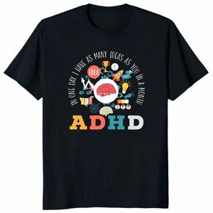 rolig neurodiversitet hjärna autism aen asd adhd män kvinnor t-shirt cott grafisk tee y2k topp härliga gåvor kort ärm k3nt#